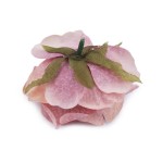 Trandafir artificial, diametru 70 mm, culoare roz